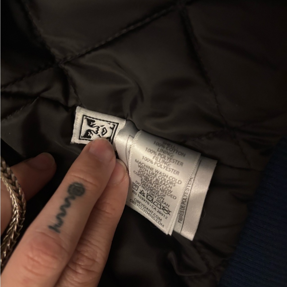 Obey Black Quilted Outerwear - Picture 6 of 6